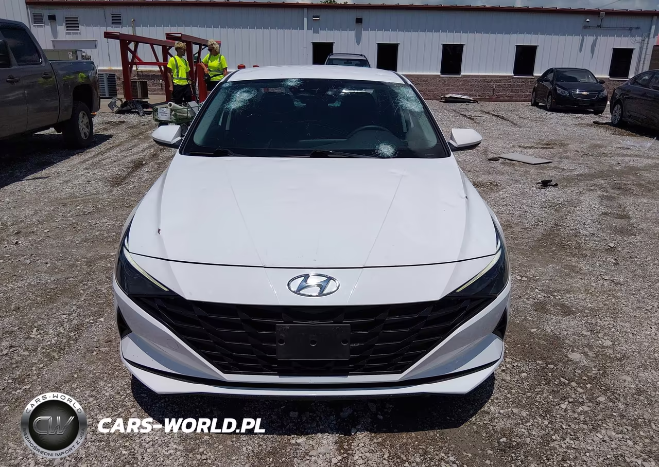 2022 Hyundai Elantra Hybrid Blue VIN:KMHLM4AJ6NU023584 - 12