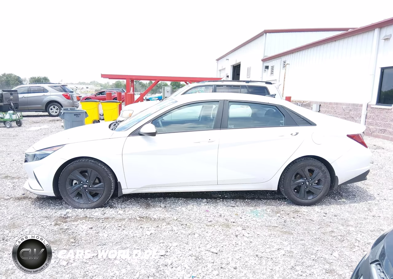 2022 Hyundai Elantra Hybrid Blue VIN:KMHLM4AJ6NU023584 - 14