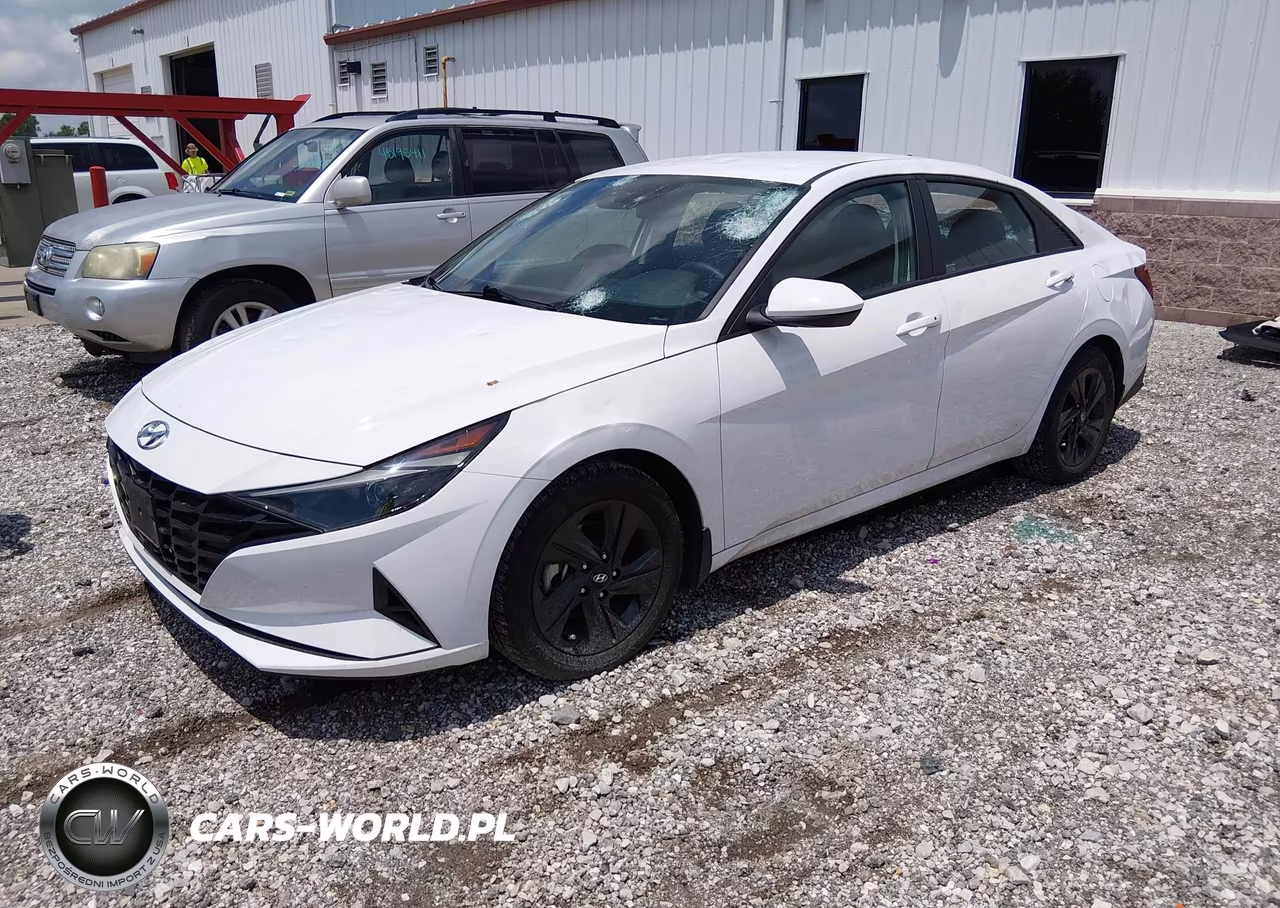 2022 Hyundai Elantra Hybrid Blue VIN:KMHLM4AJ6NU023584 - 2