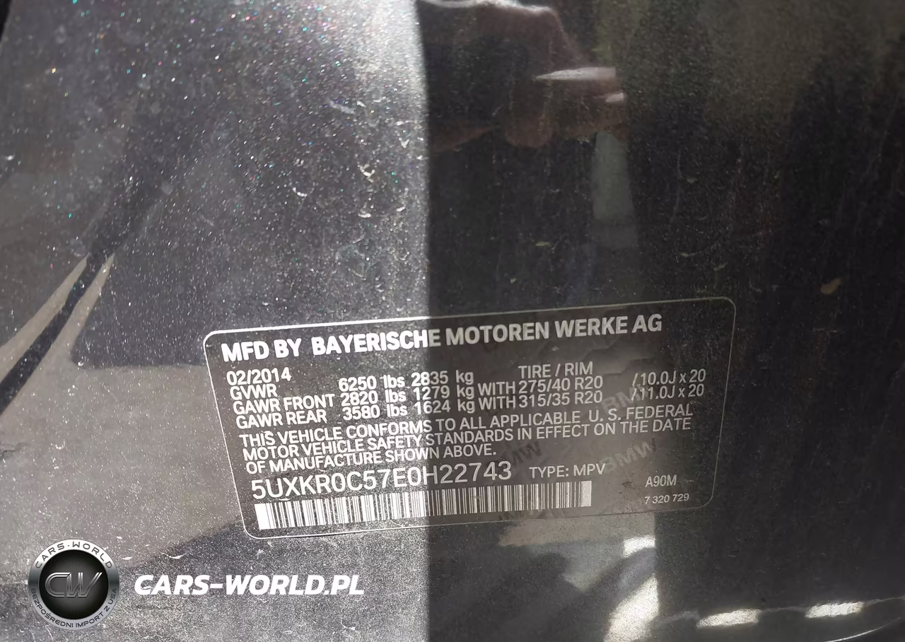 2014 BMW X5 xDrive35I VIN:5UXKR0C57E0H22743 - 9