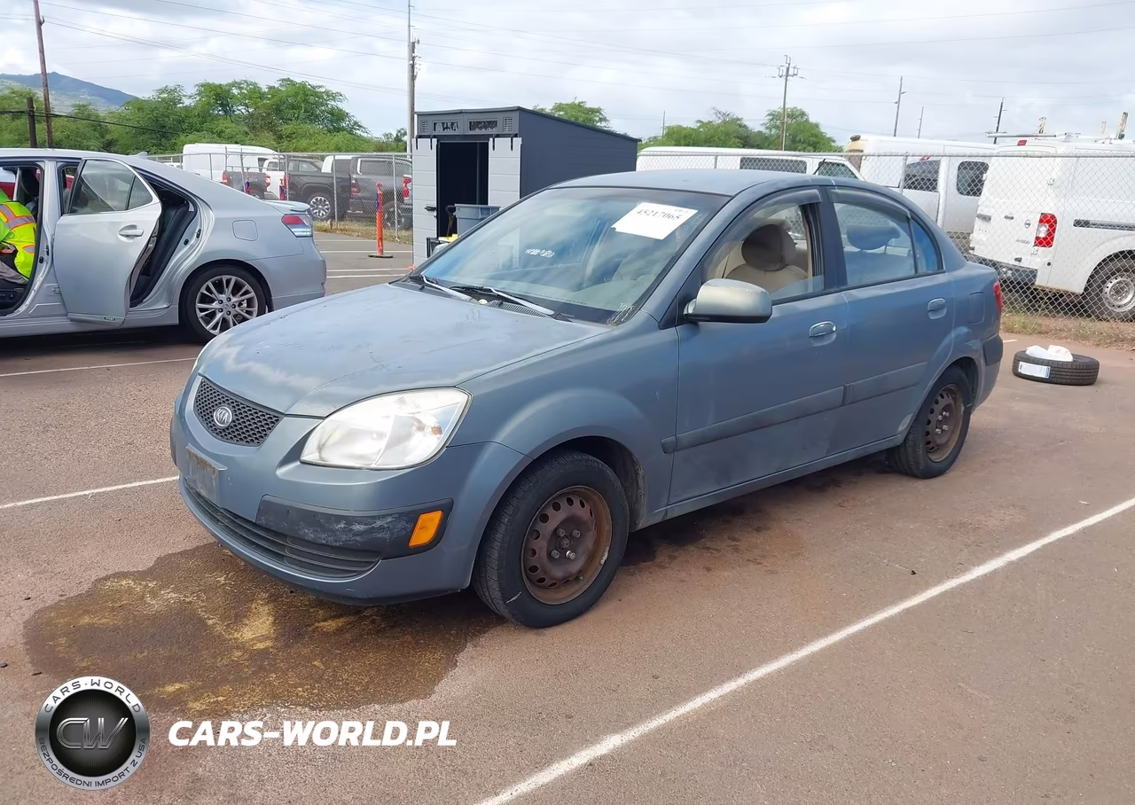 2007 Kia Rio Lx VIN:KNADE123176249721 - 2