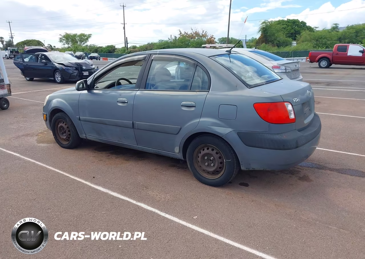 2007 Kia Rio Lx VIN:KNADE123176249721 - 3