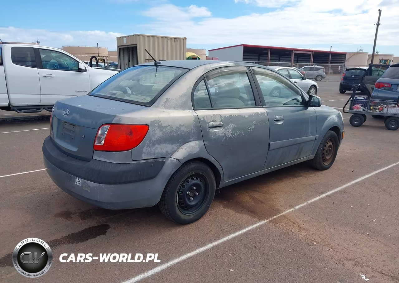 2007 Kia Rio Lx VIN:KNADE123176249721 - 4