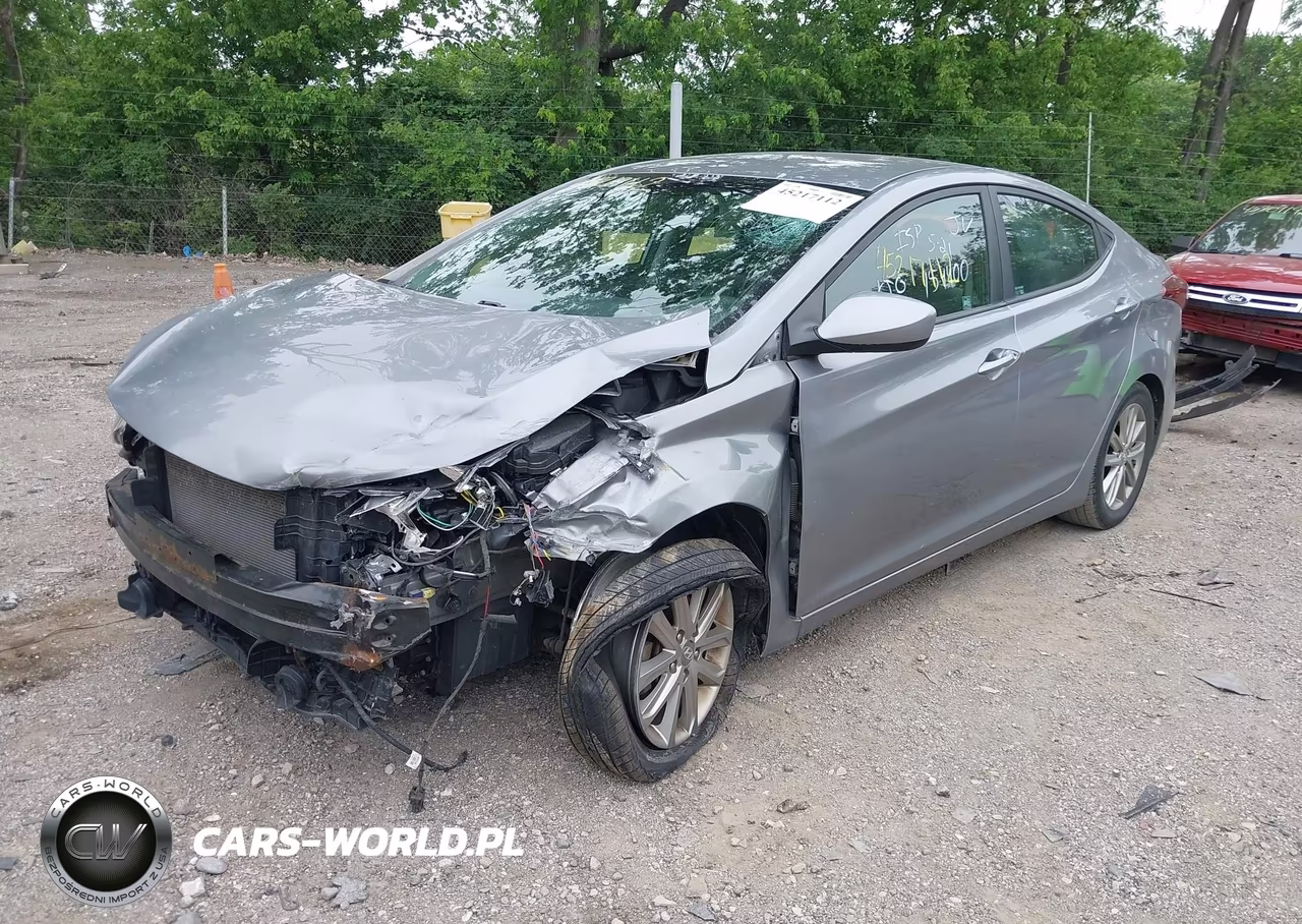 2014 Hyundai Elantra Se VIN:KMHDH4AE6EU154400 - 2
