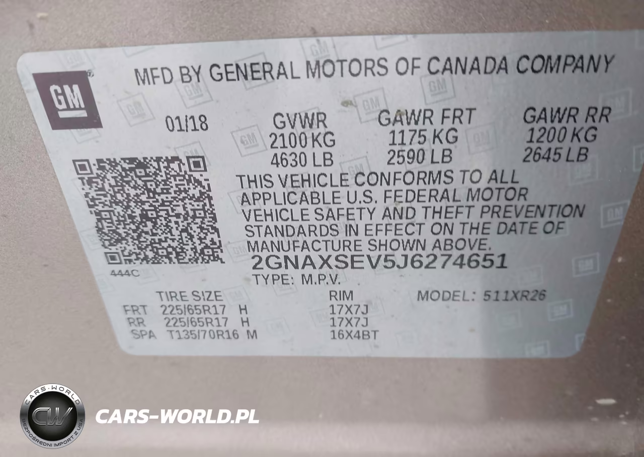 2018 Chevrolet Equinox Lt VIN:2GNAXSEV5J6274651 - 9