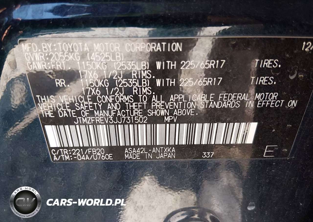 2018 Toyota Rav4 Le VIN:JTMZFREV3JJ731502 - 17