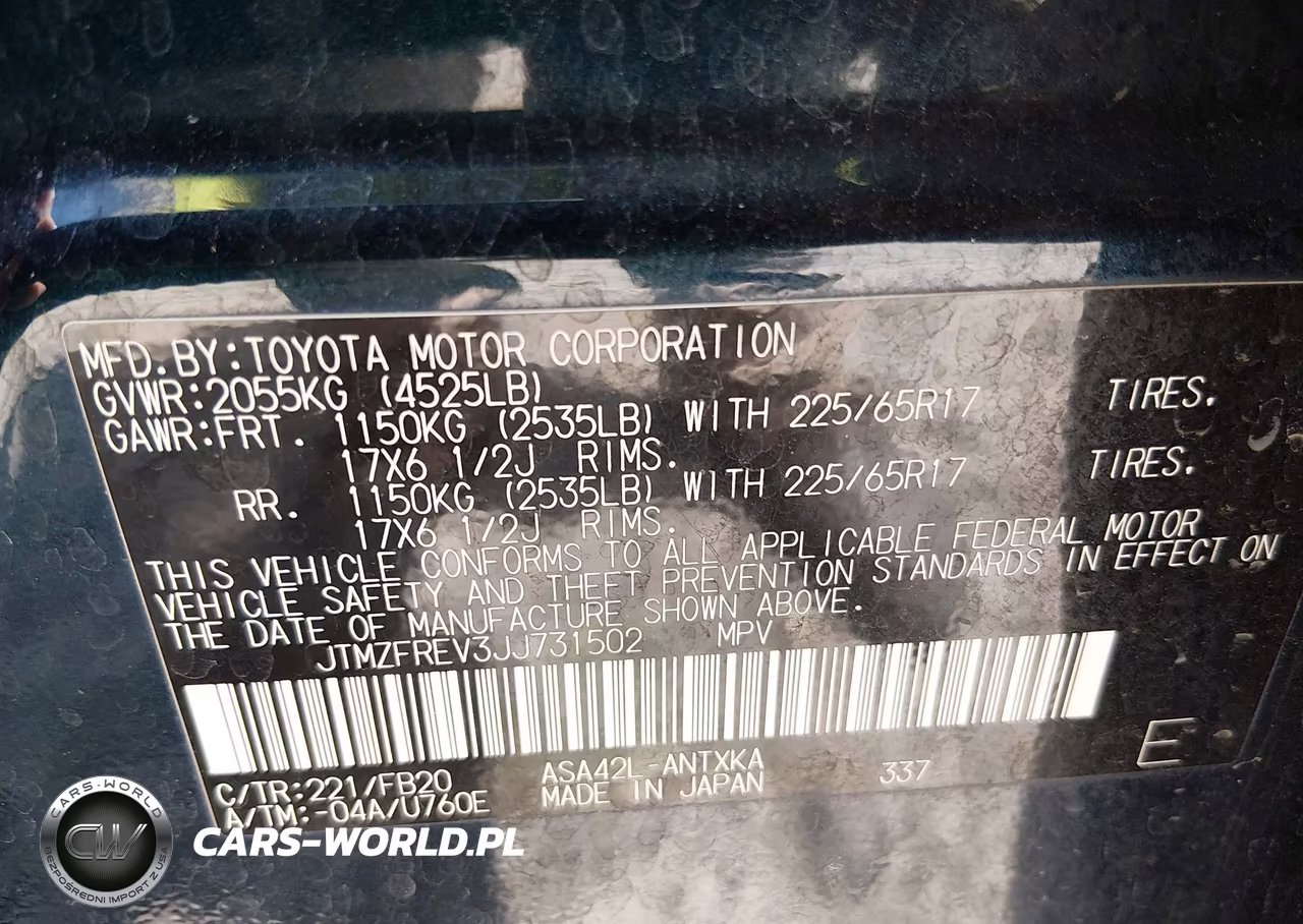 2018 Toyota Rav4 Le VIN:JTMZFREV3JJ731502 - 9