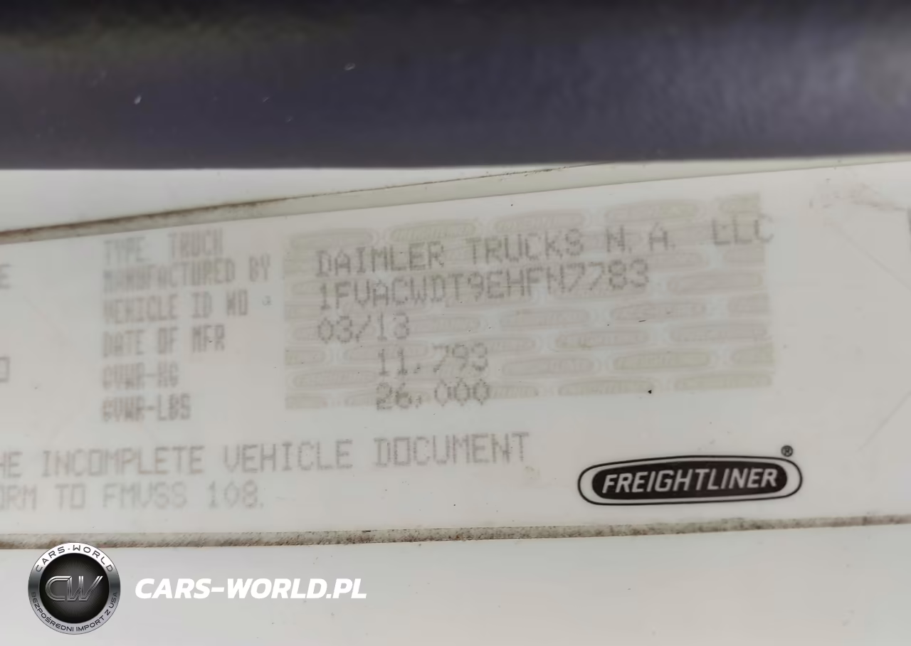 2014 Freightliner M2 106 Medium Duty VIN:1FVACWDT9EHFN7783 - 8