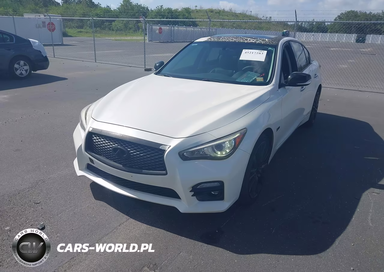 2016 Infiniti Q50 3.0T Red Sport 400 VIN:JN1FV7AR2GM451728 - 2