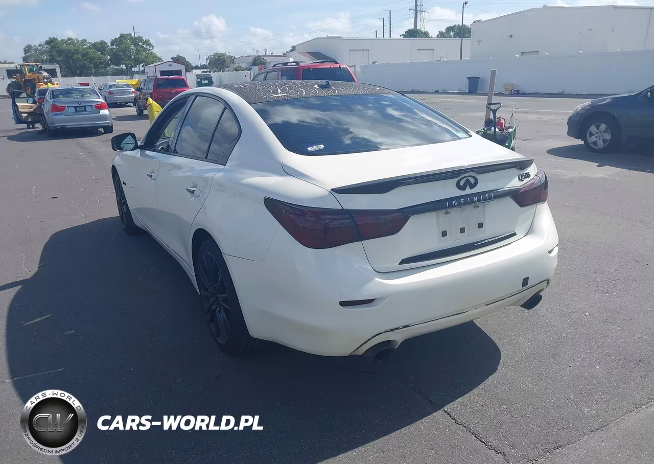 2016 Infiniti Q50 3.0T Red Sport 400 VIN:JN1FV7AR2GM451728 - 3