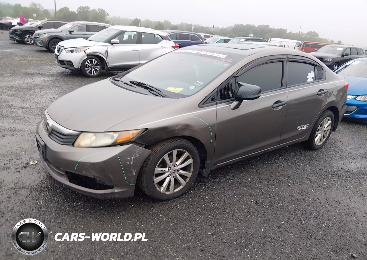 2012 Honda Civic Ex VIN:2HGFB2F8XCH527722 - 2