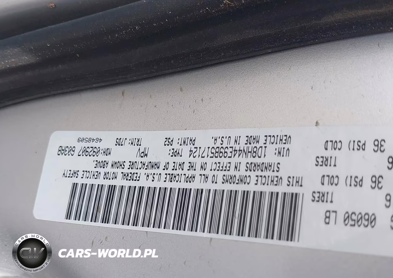 2009 Dodge Grand Caravan Se VIN:1D8HN44E99B517124 - 9