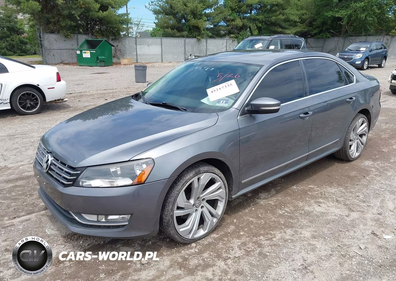 2014 Volkswagen Passat 2.0L Tdi Sel Premium VIN:1VWCN7A32EC120014 - 2
