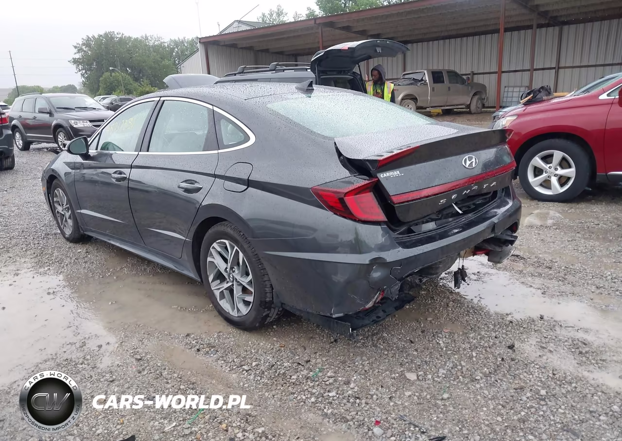 2021 Hyundai Sonata Sel VIN:5NPEF4JA9MH109102 - 3