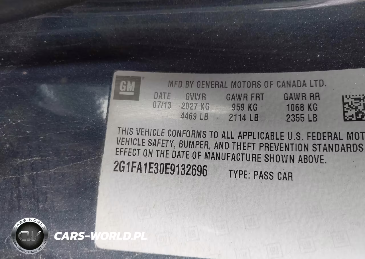 2014 Chevrolet Camaro 2Ls VIN:2G1FA1E30E9132696 - 9
