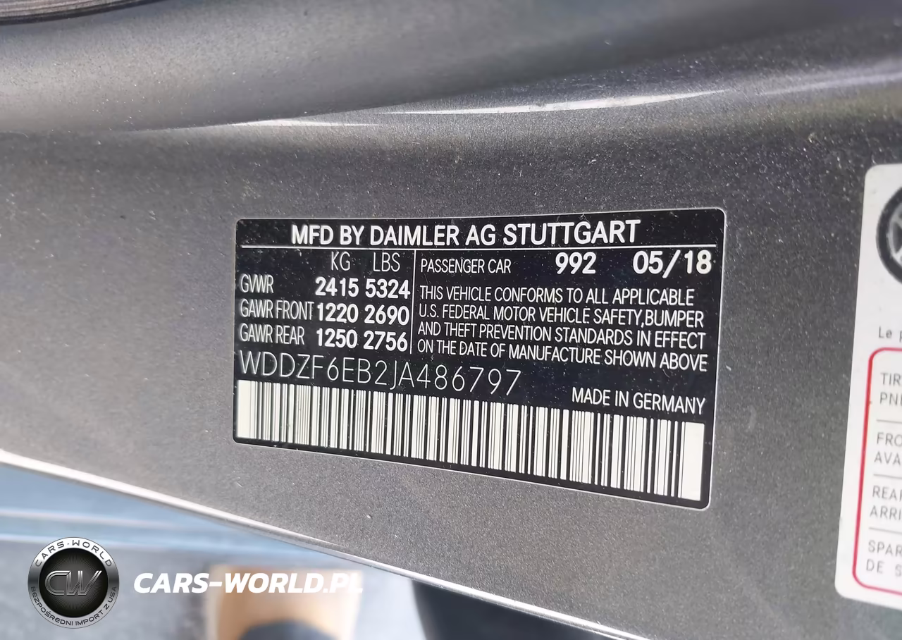 2018 Mercedes-Benz Amg E 43 4Matic VIN:WDDZF6EB2JA486797 - 9