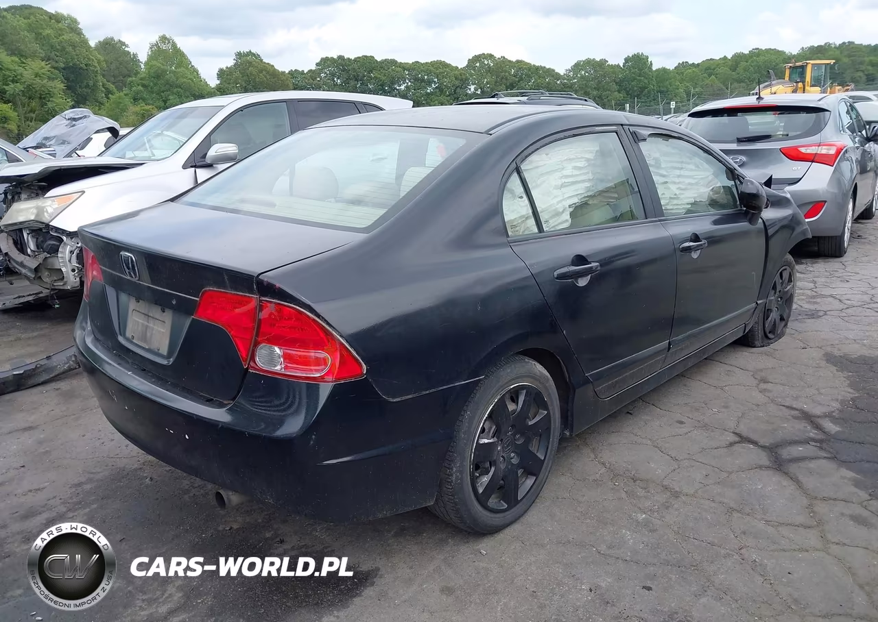 2007 Honda Civic Lx VIN:2HGFA16587H507834 - 4