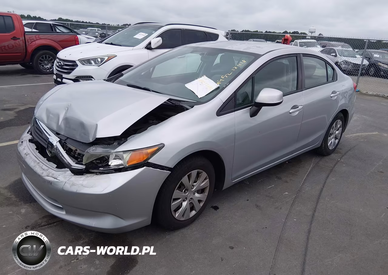 2012 Honda Civic Lx VIN:2HGFB2F50CH560881 - 2