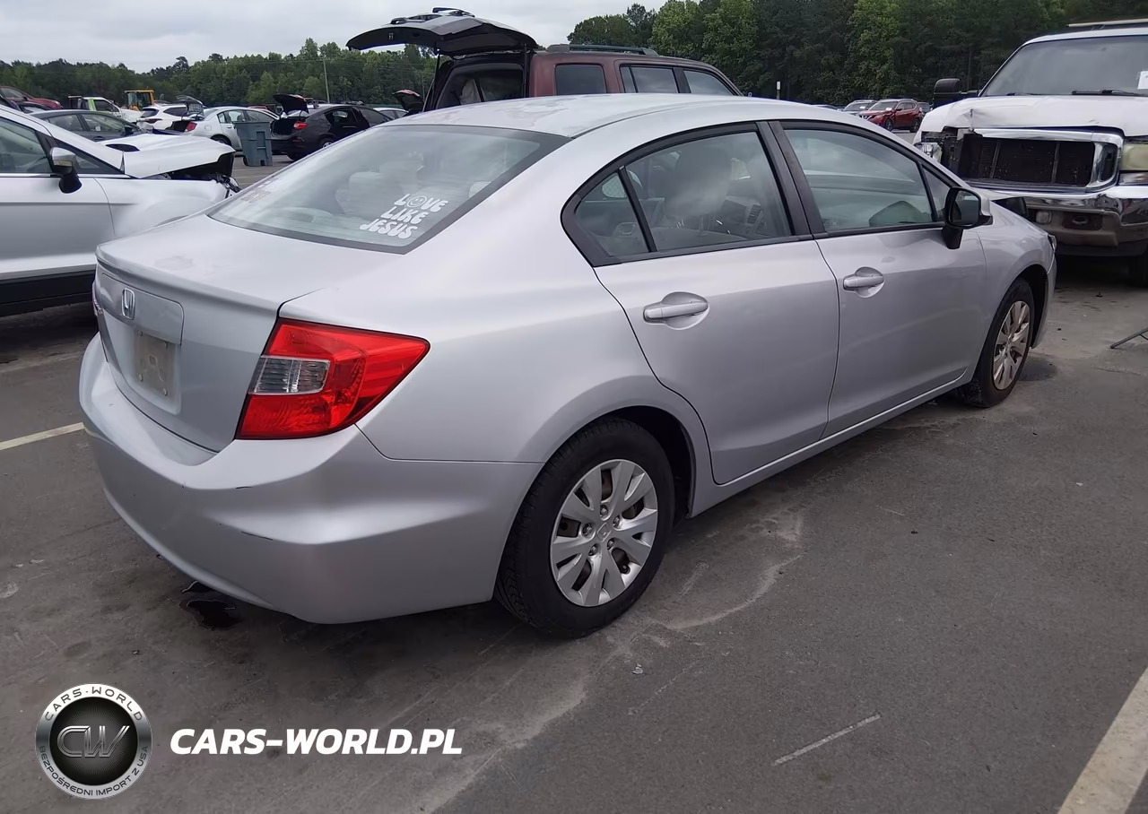2012 Honda Civic Lx VIN:2HGFB2F50CH560881 - 4