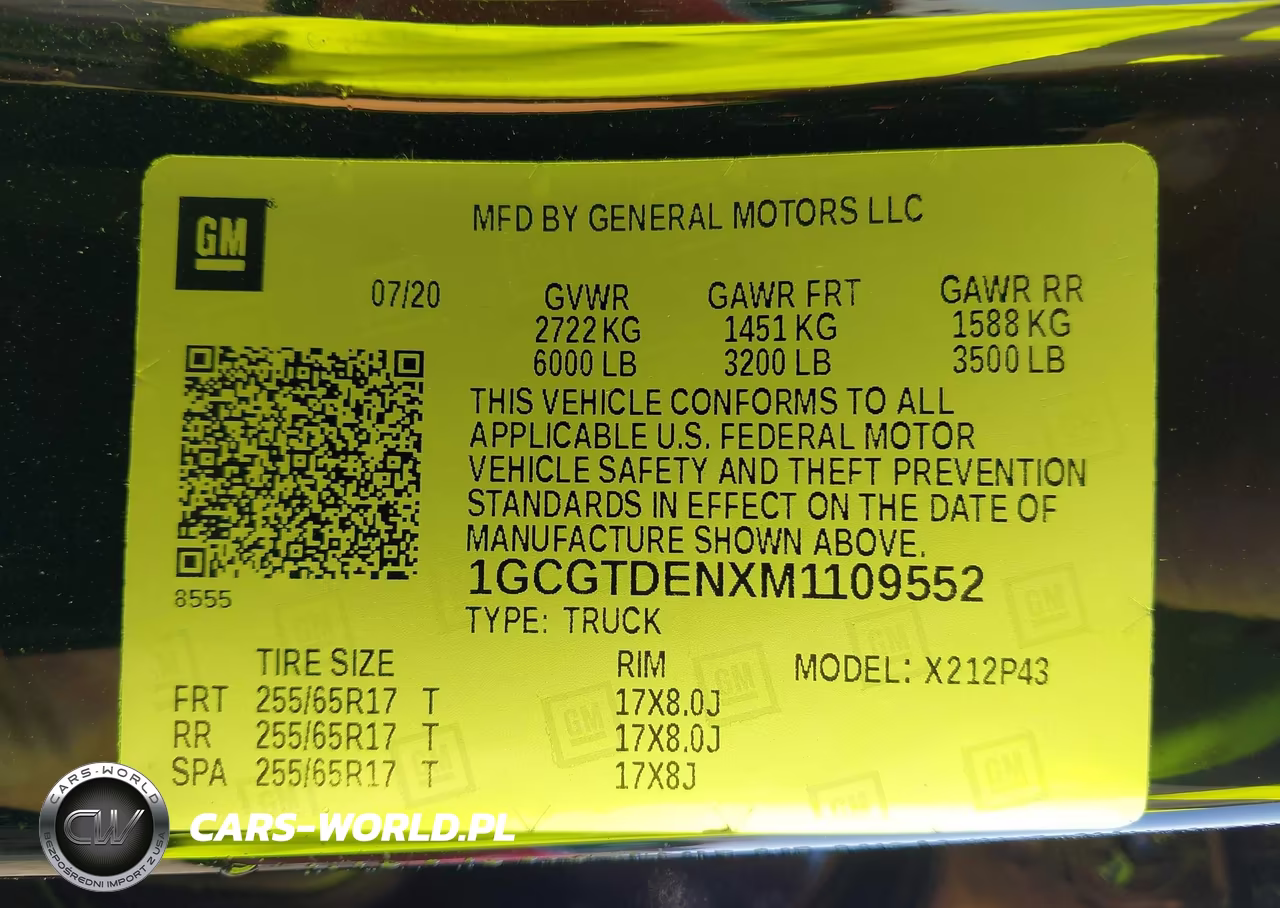 2021 Chevrolet Colorado 4Wd Short Box Z71 VIN:1GCGTDENXM1109552 - 9