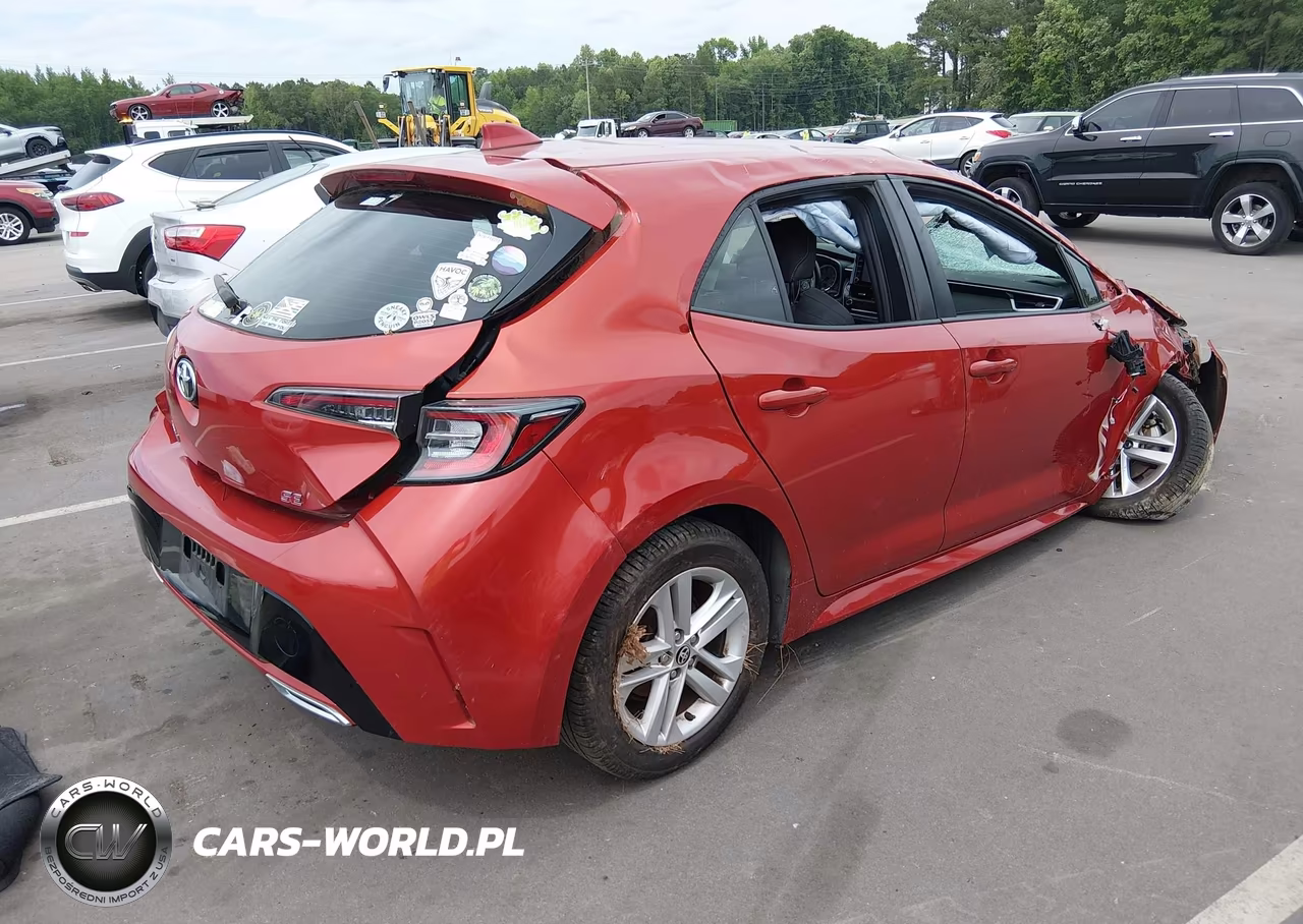 2019 Toyota Corolla Se VIN:JTNK4RBE2K3060238 - 4