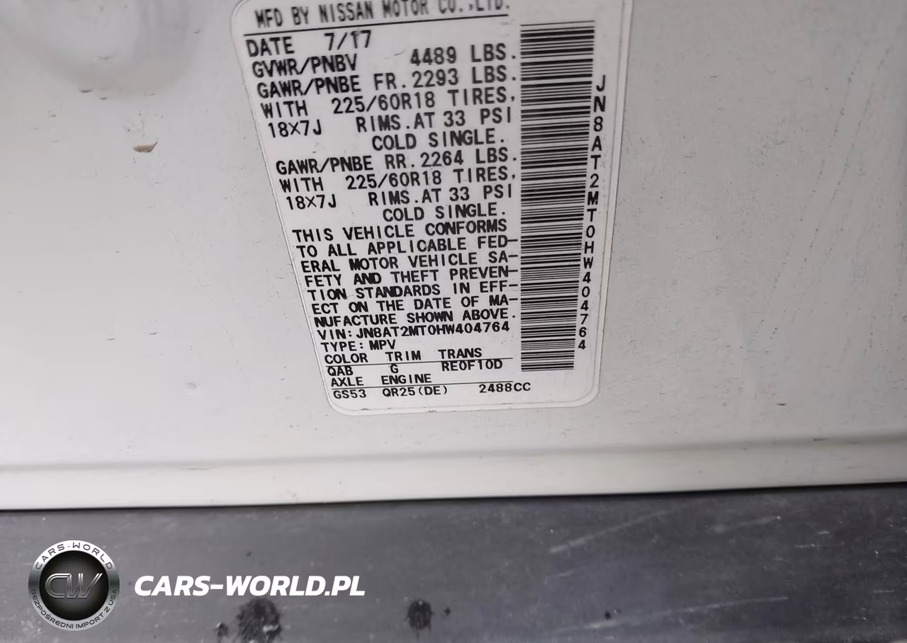 2017 Nissan Rogue Sl VIN:JN8AT2MT0HW404764 - 9