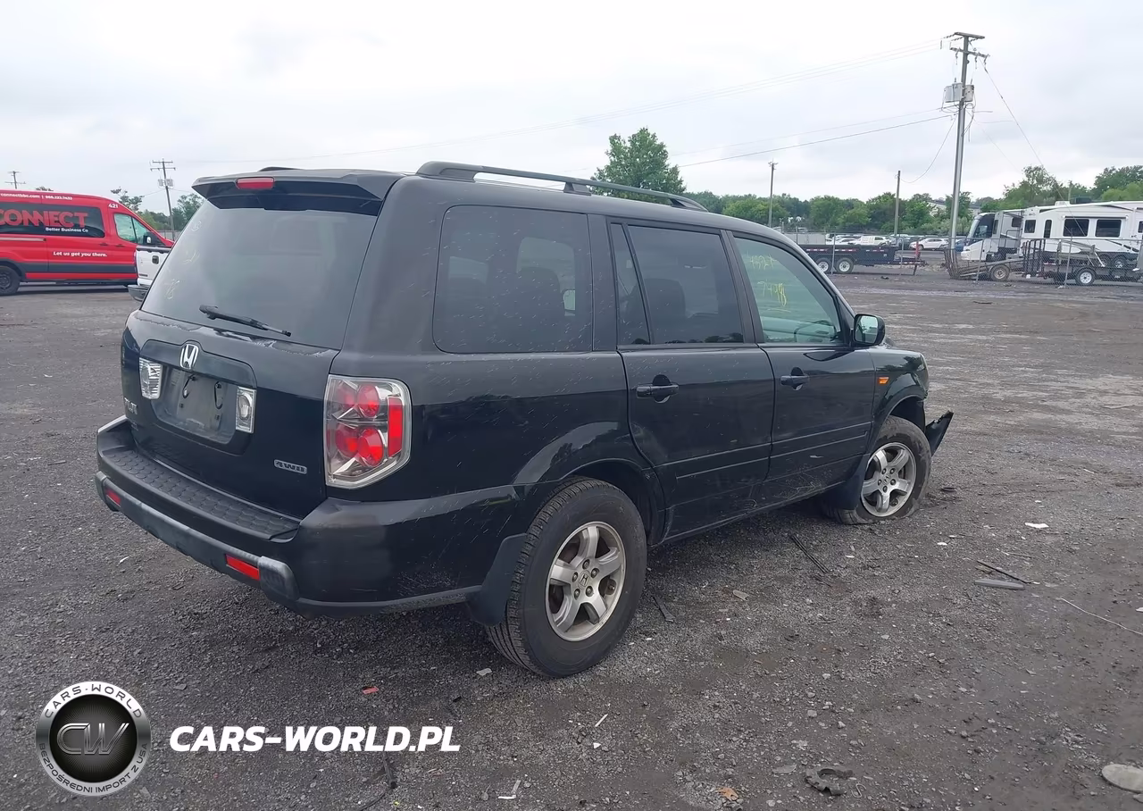 2007 Honda Pilot Ex VIN:5FNYF18427B004724 - 4