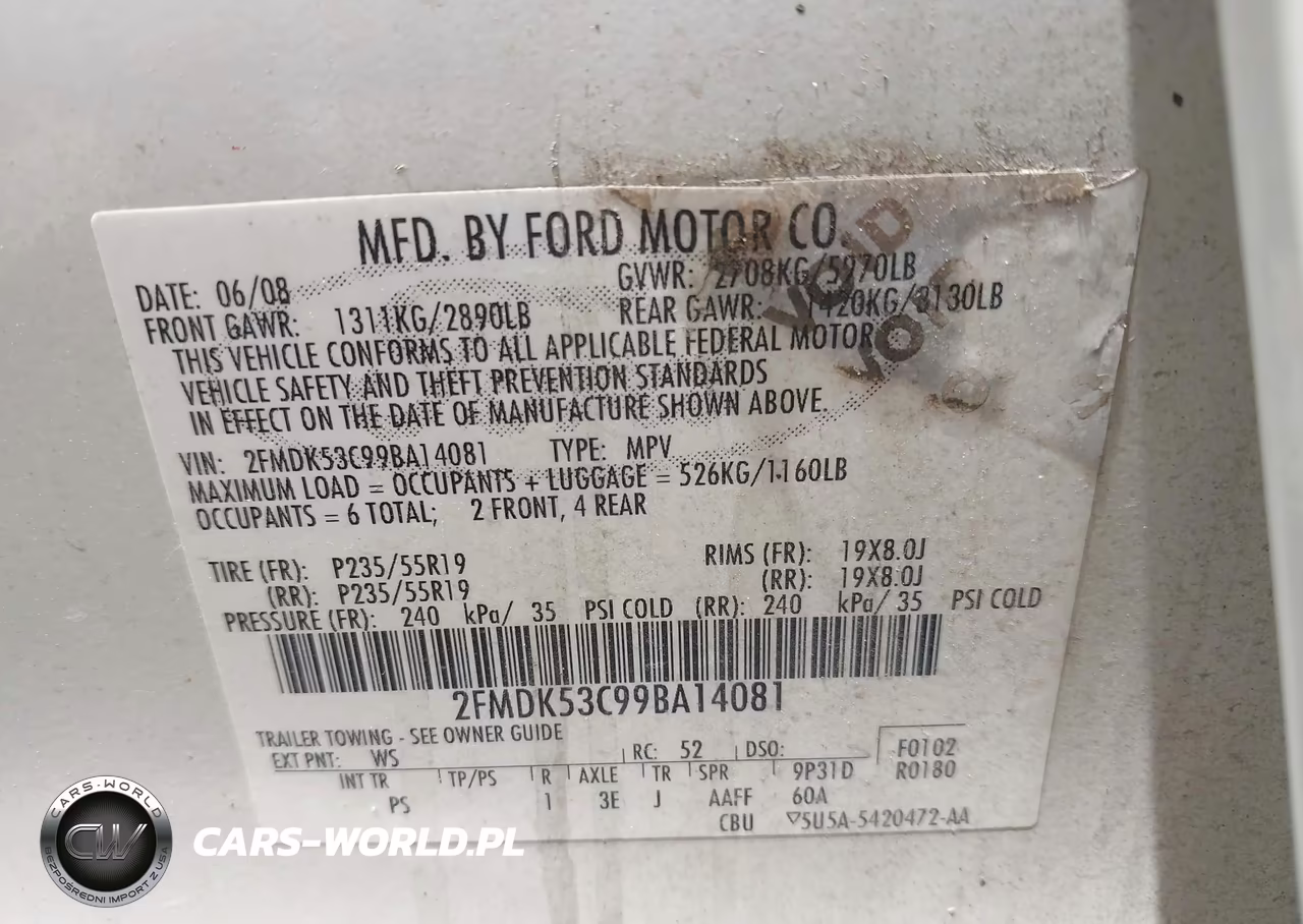 2009 Ford Flex Limited VIN:2FMDK53C99BA14081 - 9