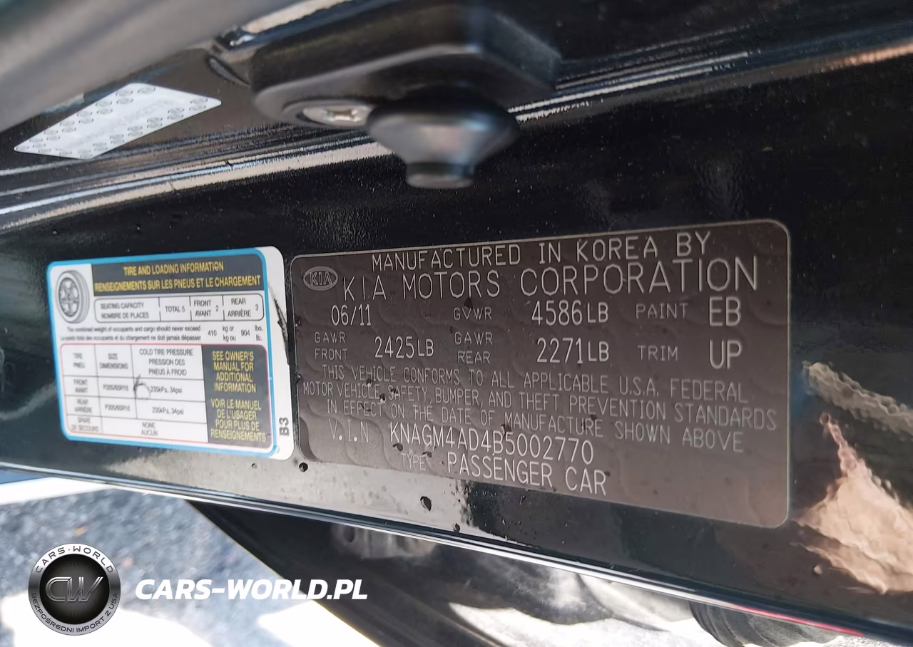 2011 Kia Optima Hybrid Ex VIN:KNAGM4AD4B5002770 - 9