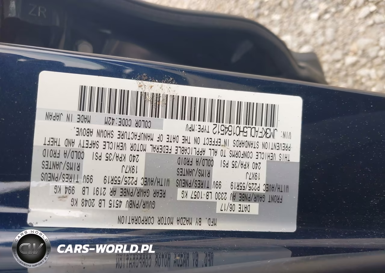 2017 Mazda Cx-5 Grand Touring VIN:JM3KFADL5H0164512 - 9
