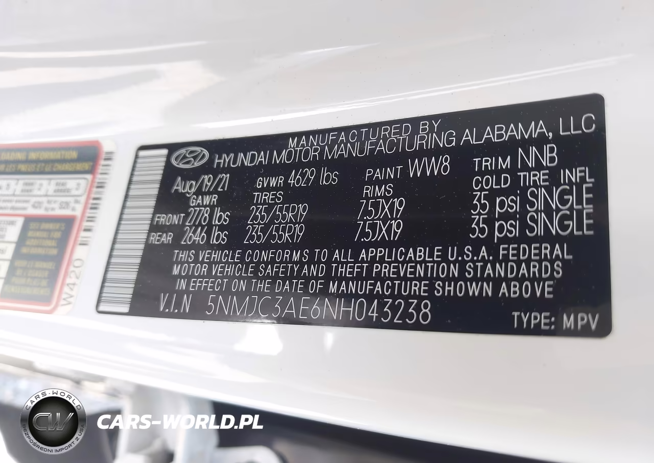 2022 Hyundai Tucson Sel VIN:5NMJC3AE6NH043238 - 9