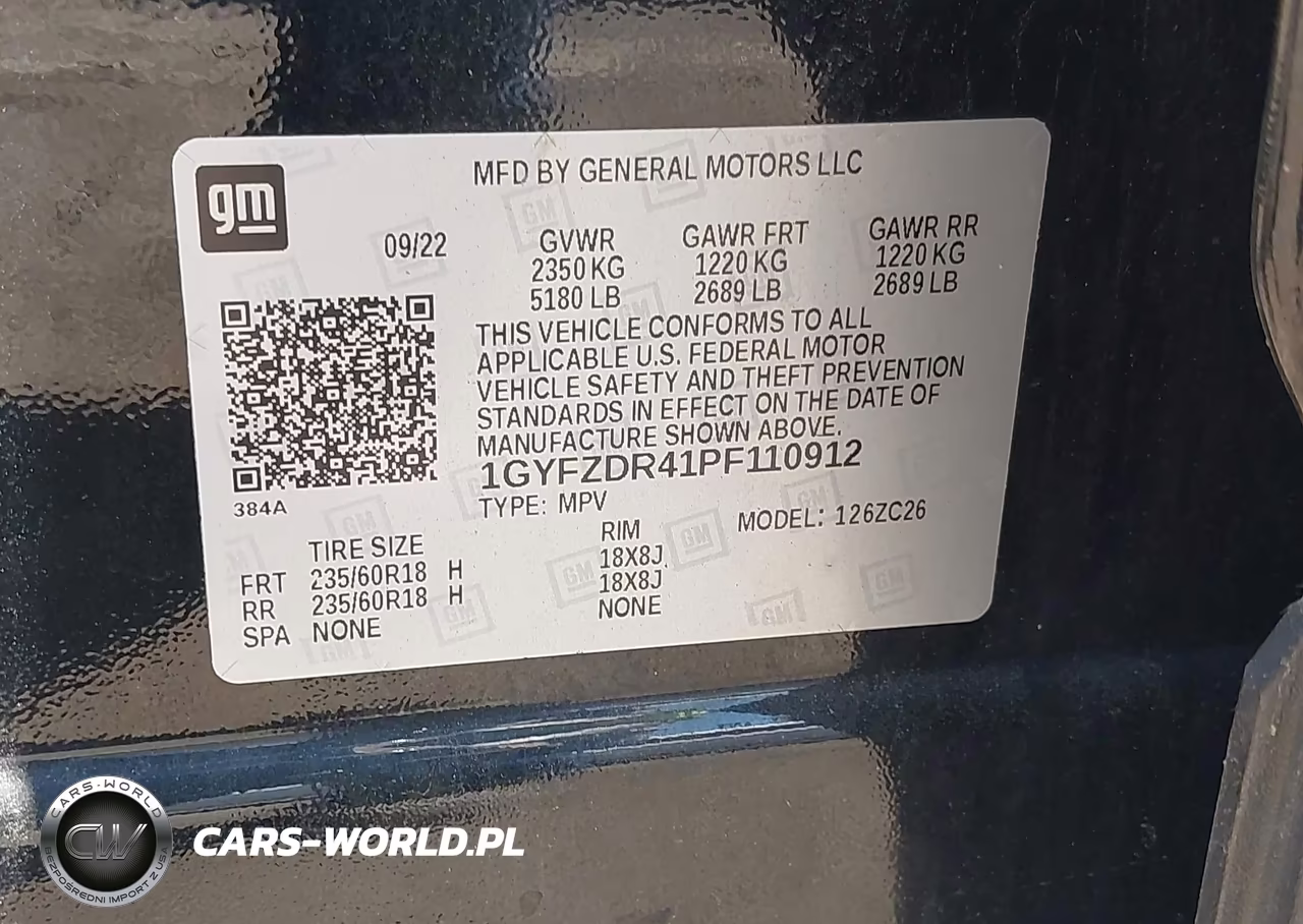 2023 Cadillac Xt4 Awd Premium Luxury VIN:1GYFZDR41PF110912 - 9