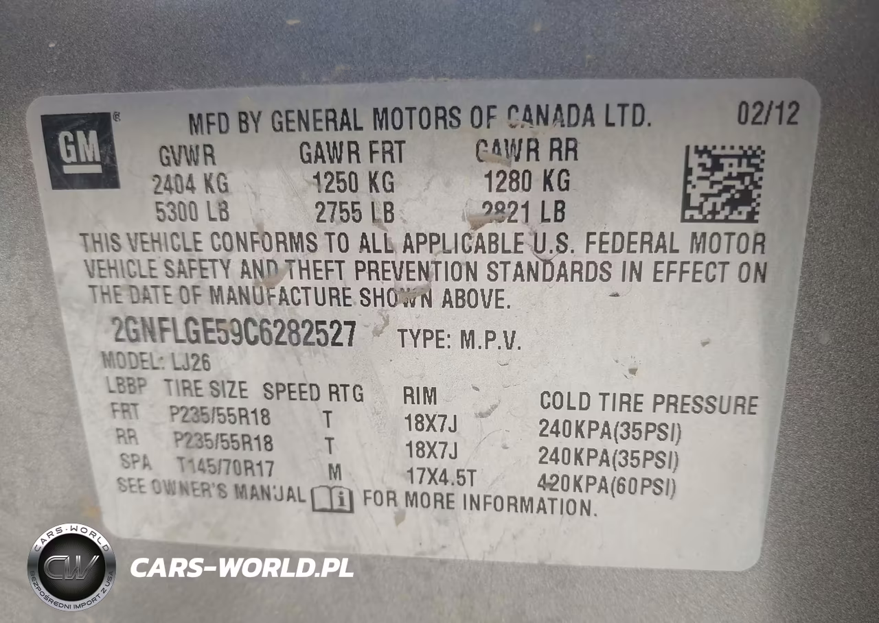 2012 Chevrolet Equinox Ltz VIN:2GNFLGE59C6282527 - 9