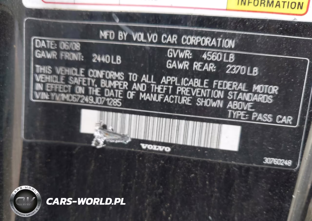2009 Volvo C70 T5 VIN:YV1MC67249J071285 - 9