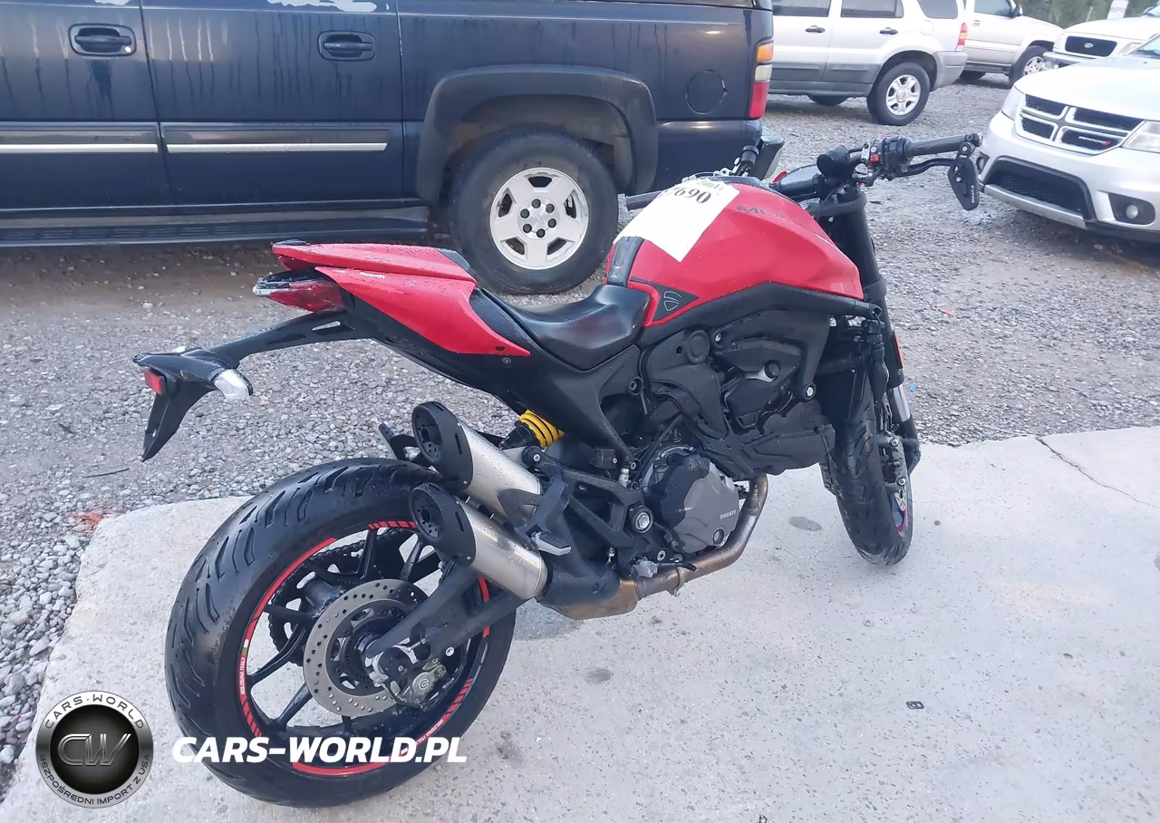 2022 Ducati Monster VIN:ZDMMAMDT3NB006062 - 4