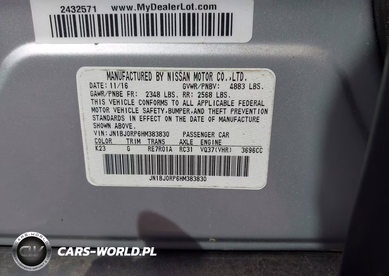 2017 Infiniti Qx50 VIN:JN1BJ0RP6HM383830 - 9