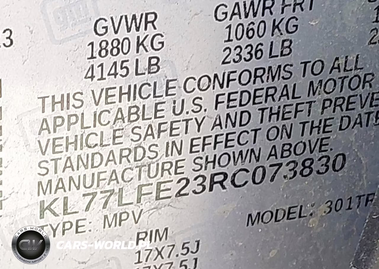 2024 Chevrolet Trax Fwd Sp VIN:KL77LFE23RC073830 - 9