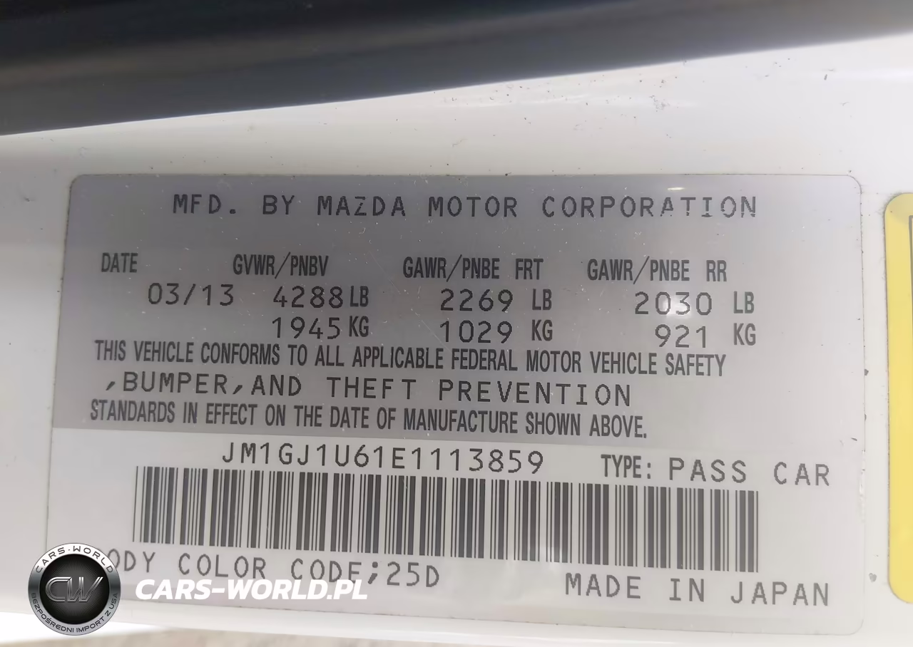 2014 Mazda Mazda6 I Sport VIN:JM1GJ1U61E1113859 - 9