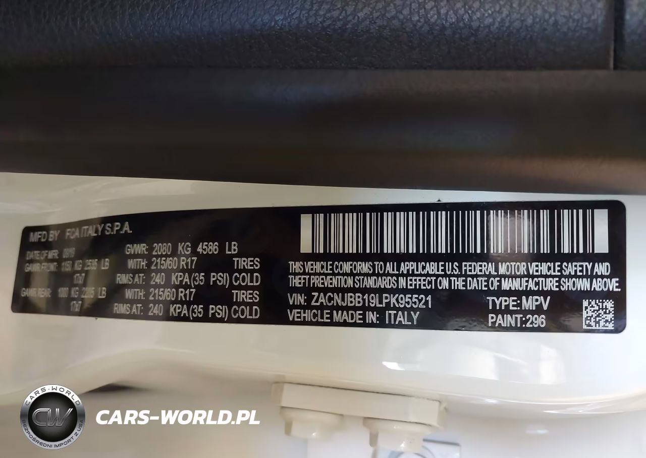 2020 Jeep Renegade Altitude 4X4 VIN:ZACNJBB19LPK95521 - 9