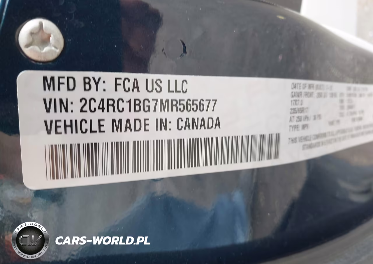 2021 Chrysler Pacifica Touring L VIN:2C4RC1BG7MR565677 - 9