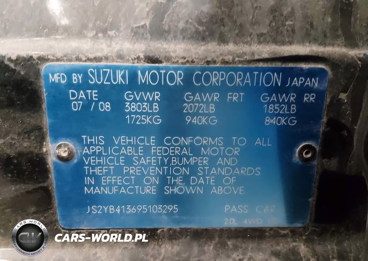 2009 Suzuki Sx4 Technology VIN:JS2YB413695103295 - 9