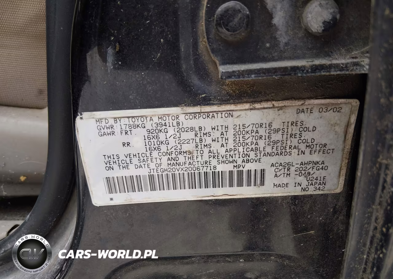 2002 Toyota Rav4 VIN:JTEGH20VX20067718 - 9
