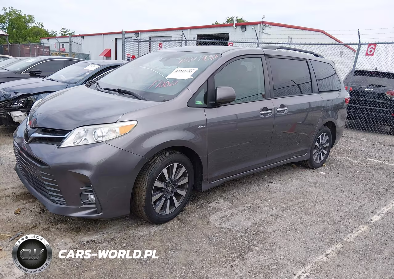 2020 Toyota Sienna Xle Premium VIN:5TDDZ3DCXLS239764 - 2