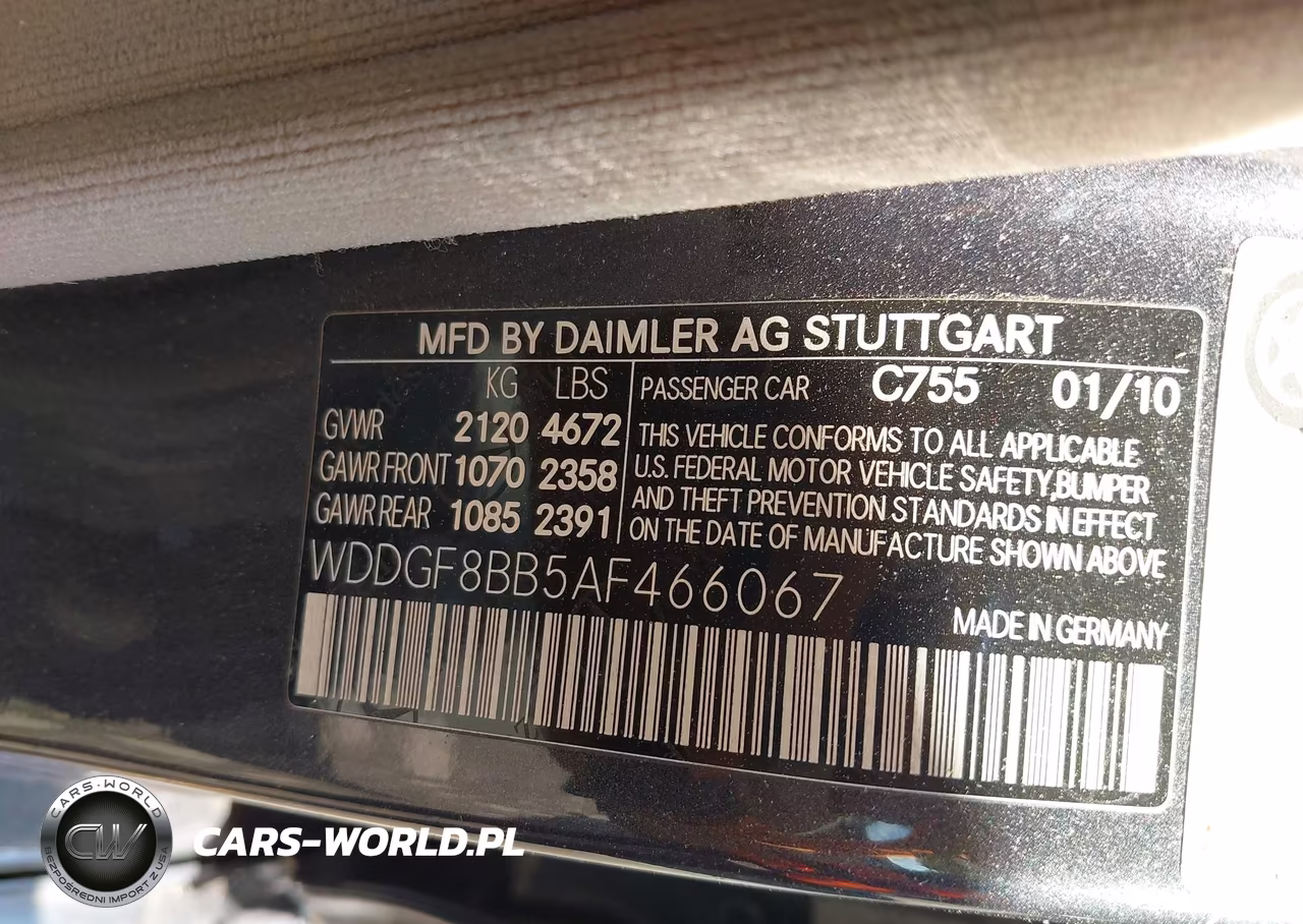 2010 Mercedes-Benz C 300 Luxury 4Matic VIN:WDDGF8BB5AF466067 - 9