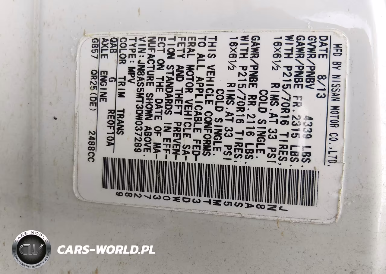 2013 Nissan Rogue S VIN:JN8AS5MT3DW037289 - 9
