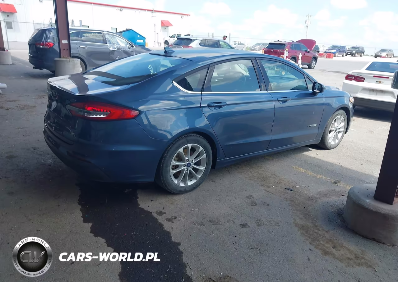 2019 Ford Fusion Hybrid Se VIN:3FA6P0LUXKR133572 - 4
