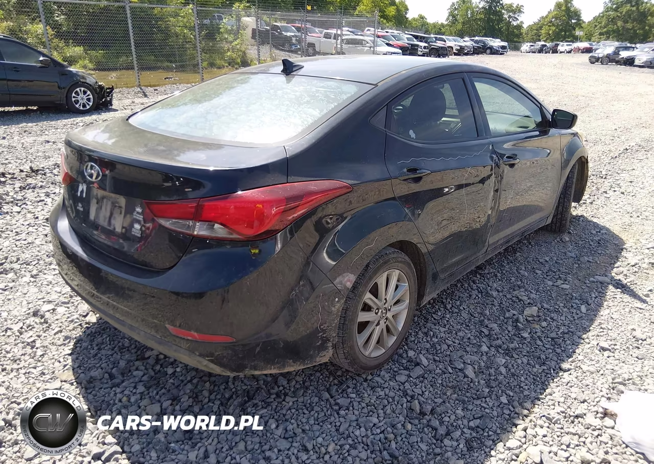 2014 Hyundai Elantra Se VIN:5NPDH4AE2EH541492 - 4