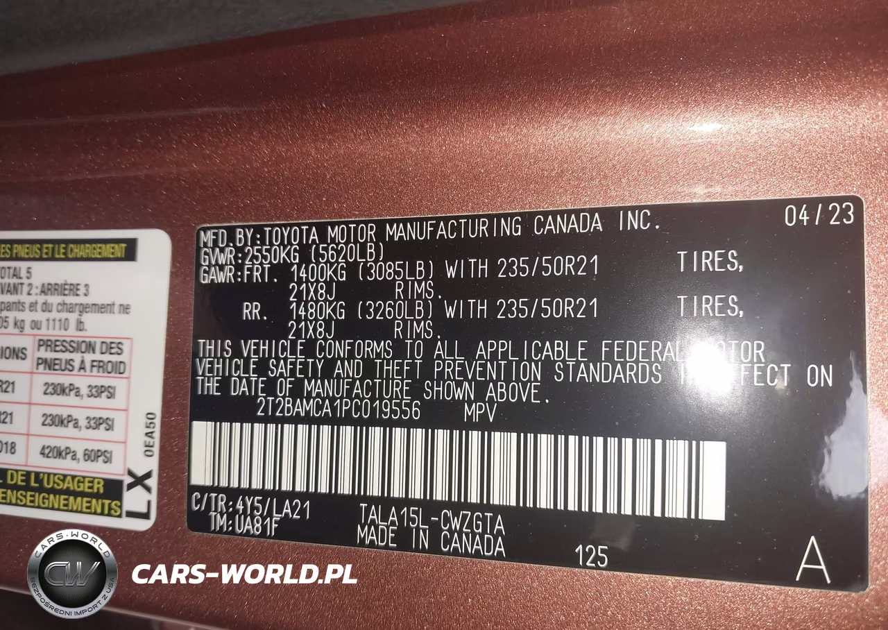 2023 Lexus Rx 350 Luxury VIN:2T2BAMCA1PC019556 - 9