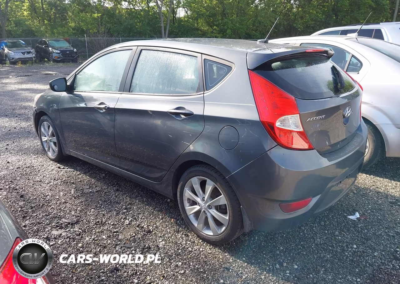 2012 Hyundai Accent Se VIN:KMHCU5AE4CU031866 - 3