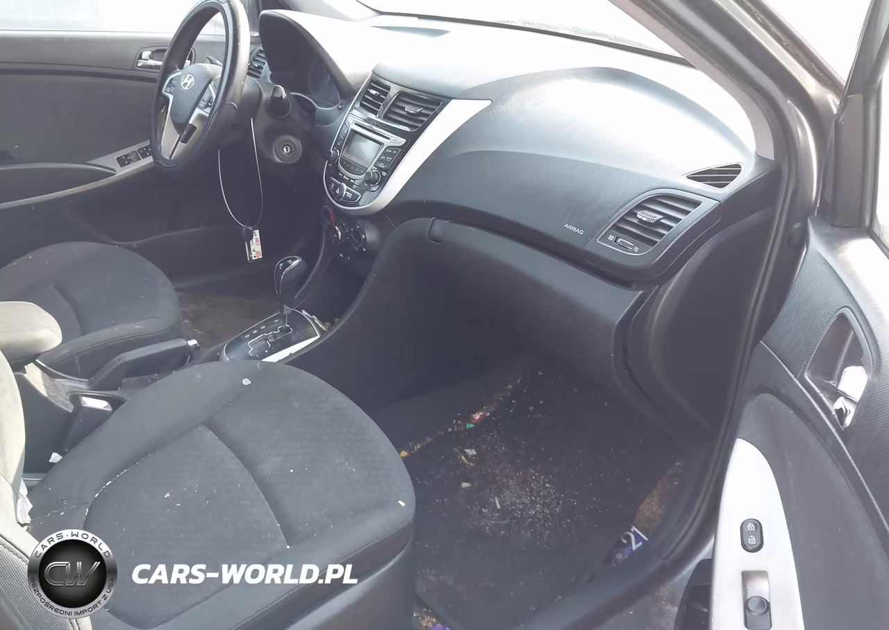 2012 Hyundai Accent Se VIN:KMHCU5AE4CU031866 - 5